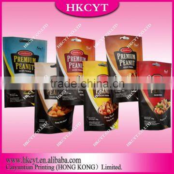 Custom Logo Printed Wholesale Peanuts Packaging Bags / Plastic Aluminum Foil Bags For Peanuts