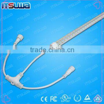 2016 hot One side power IP64 water-proof UL listed T8 freezer tube lighting