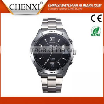 Hot Sell High-end Round Case Stainless Steel Fashion Quartz Men