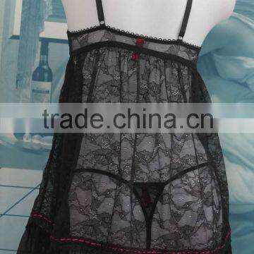 Sexy Quick Dry Transparent Bedding Dress ,babydoll Lingerie photo-3