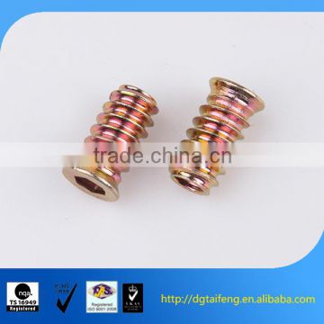 zinc coated external and internal thread set screw grub screw