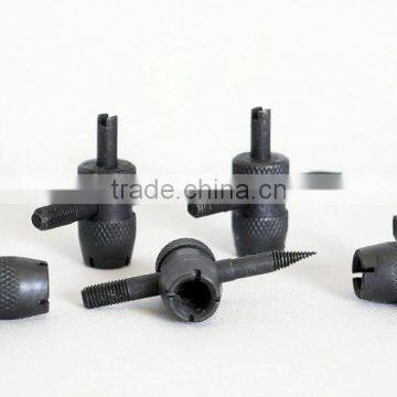 Tire Repair Tool Tire Valve Core Remover/Installer For Standard Bore Black Hardened