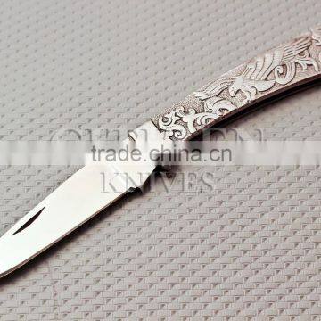 CITIZEN KNIVES, BEAUTIFUL CUSTOM HAND MADE STAINLESS STEEL FOLDING KNIFE photo-2