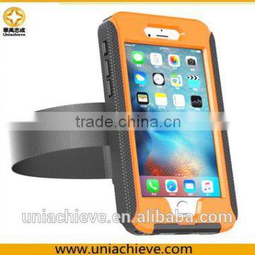 Waterproof Case for iPhone 6s/6s plus Sports waterproof armband phone case with Full body covered orange