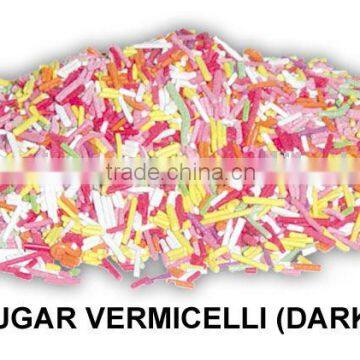 Sugar Vermicelli (Dark) cake decoration