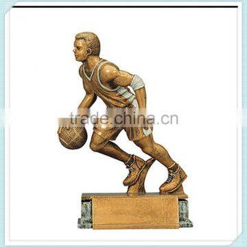 Basketball Action Resin Trophy