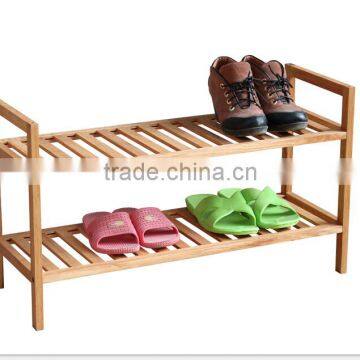 wooden shoe rack