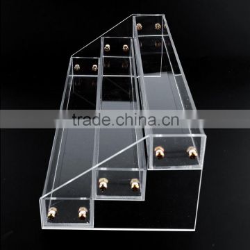 3 Tier Acrylic Display Stand Large Rack Organizer Nail Polish Cosmetic Makeup