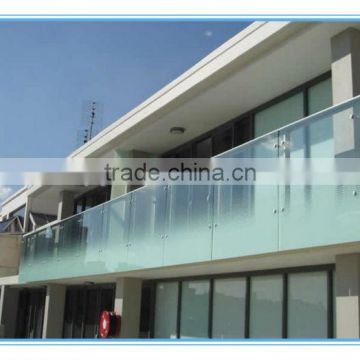 Frameless Glass Balustrade With Fittings For Balcony DS-LP386