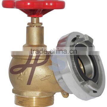 Brass Landing Hose Fire Valve With 30 Degree Outlet photo-3