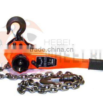 Alibaba china supplier factory price hand operated chain hoist 1.5 ton chain block