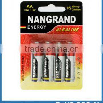 Environmental 1.5v aa not rechargeable battery