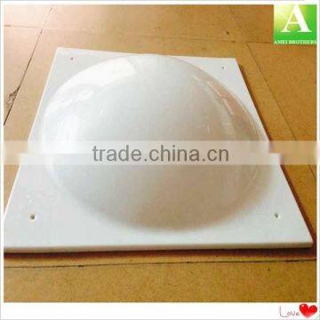 Milky Color Vacuum Forming Plastic Pvc Lampshade Material Manufactures of Domes Lampshade photo-4