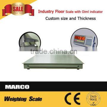 double deck 5t industrial floor weighing scales