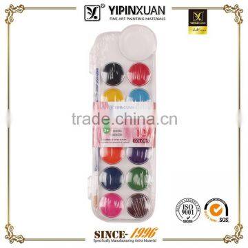 Professional 16Colors Dry Water Color Paint Set For Kids In Stock photo-3