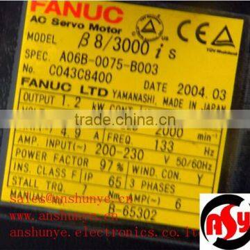 FANUC Servo Motor A06B-0075-B003 ,Second Hand Looks Like "new" Tested Working