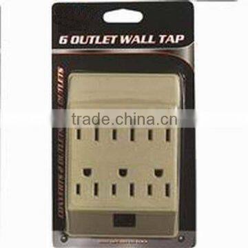 6 Outlet Wall Tap UL photo-2