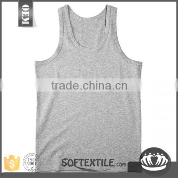 china manufacturer high quality new model soft men gym tank tops