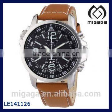 Pilots alarm chronograph Date 100m water resistance Solar Watch