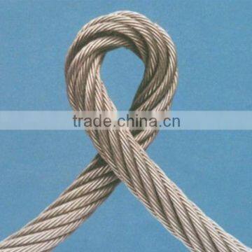 used steel wire rope stainless steel wire rope 1x19 for crane 7X19 steel wire rope