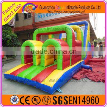 China made cheap inflatable obstacle course for adults and kids