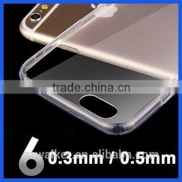 High Quality Transparent Cell Phone Case for iphone 6 plus Mobile Phone Accessory