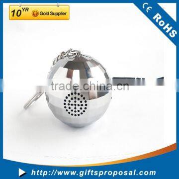 Ball Shaped Mini Portable Bluetooth Speaker (White/Blue) Take your music on a High with this amazing levitating