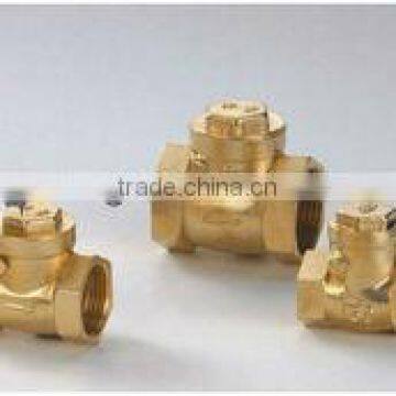 Brass horizontal check valve for water heating