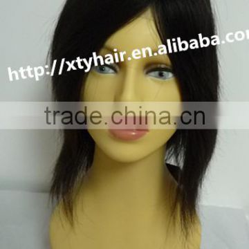 buying from china 100% remy human hair wig for women real hair wig full handtied breathing wig and U shape mono