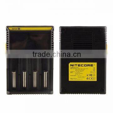Nitecore LCD 4 slots universal smart charger D4 coming Smart Charge D4 For all rechargeable battery