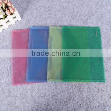 colorful business adhesive button a3 a4 size plastic file folder magic tape clear plastic envelope pp file holder