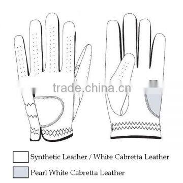White Cabretta Leather Golf Glove photo-5