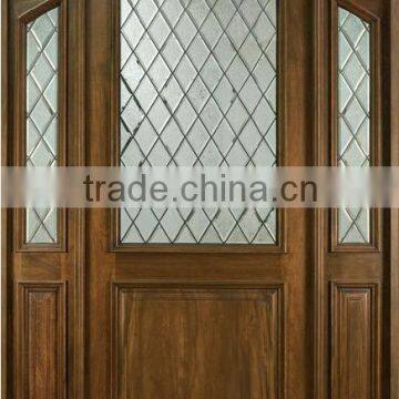 Half Lite Glass Exterior Arch Wooden Door Designs For Home DJ-S9101MAST