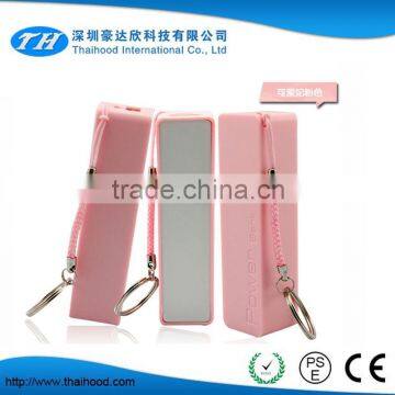 2015 Mobile Power Bank Multi Colored Gift Perfume 2600 Mah Mobile Portable Charger Power Bank for Wholesale FCC CE ROHS