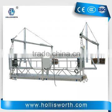 Window cleaning cradle ZLP630 platform LTD63 hoist 6m working size Aluminum suspended platform