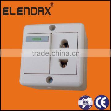Indonesia electrical ABS copper wall socket switch