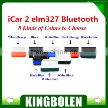 icar 2 Bluetooth ELM327 OBD OBDII OBD2 ELM 327 Car Diagnostic Tool Support Android/ IOS/PC