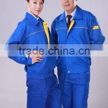 Blue cheap fashion work uniform