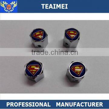 Custom Logo Tire Valve Cover Screw Metal Air Dust Caps