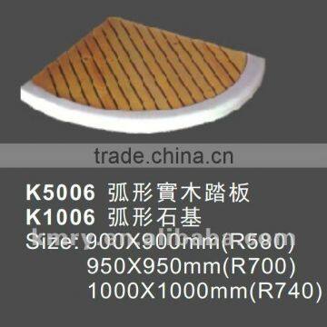 Arc Plastic Wood Shower Tray (K5006)