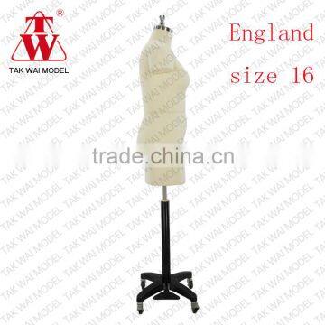 Unique Lady England Standard Fitting Adjustable Female Mannequins photo-3