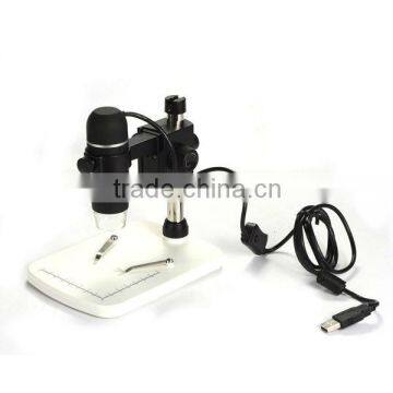 5mp 300x stereo USB Digital Microscope with 8 LEDs Brightness Adjustable Measurement Software