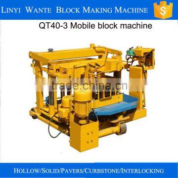 Popular low price high quality QT40-3 egg layer hollow block making machine price for sale