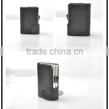 Pantone Best Sell Rfid Blocking id Double Card Holder Wallet
