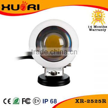 Round 25w c ree led work light, with CE led work light 25w led work light for cars, 25w led driving light