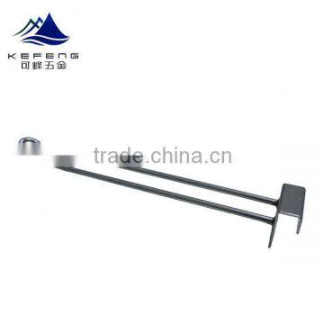 Metal display hook/U-shaped double line hook