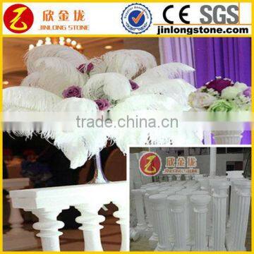 White Romantic Decorative Roman Wedding Pillars