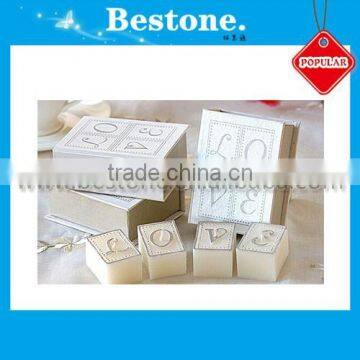 Hot Selling LOVE letter Aromatherapy Candle Wedding Gifts For Guests