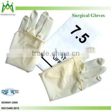 High Quality Disposable Latex Surgical Gloves / Latex Exam Gloves photo-2