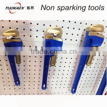 Pipe wrench sparkless hand tools non sparking wrench